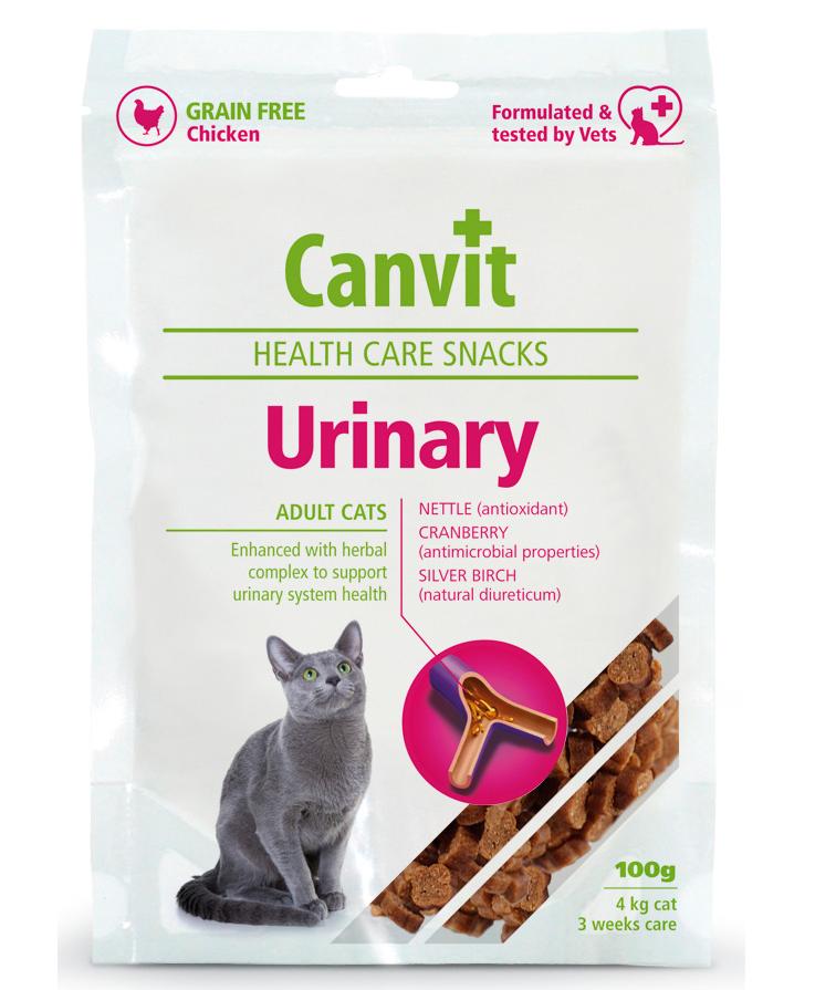 Canvit Urinary УРІНАРІ профілактичні ласощі для котів 100 г (514090)